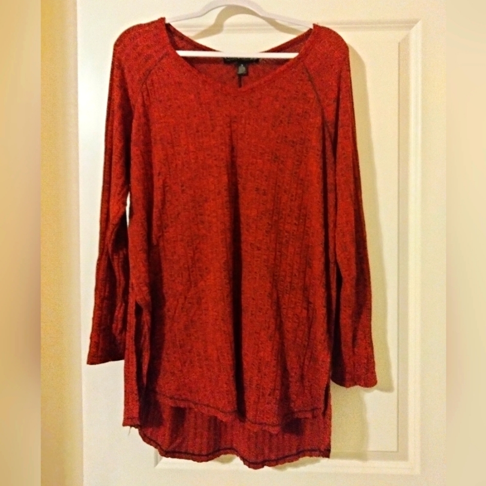 1X red sweater